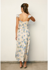 Dress Forum Love Galore Bustier Flutter Dress in Dream Blue Floral