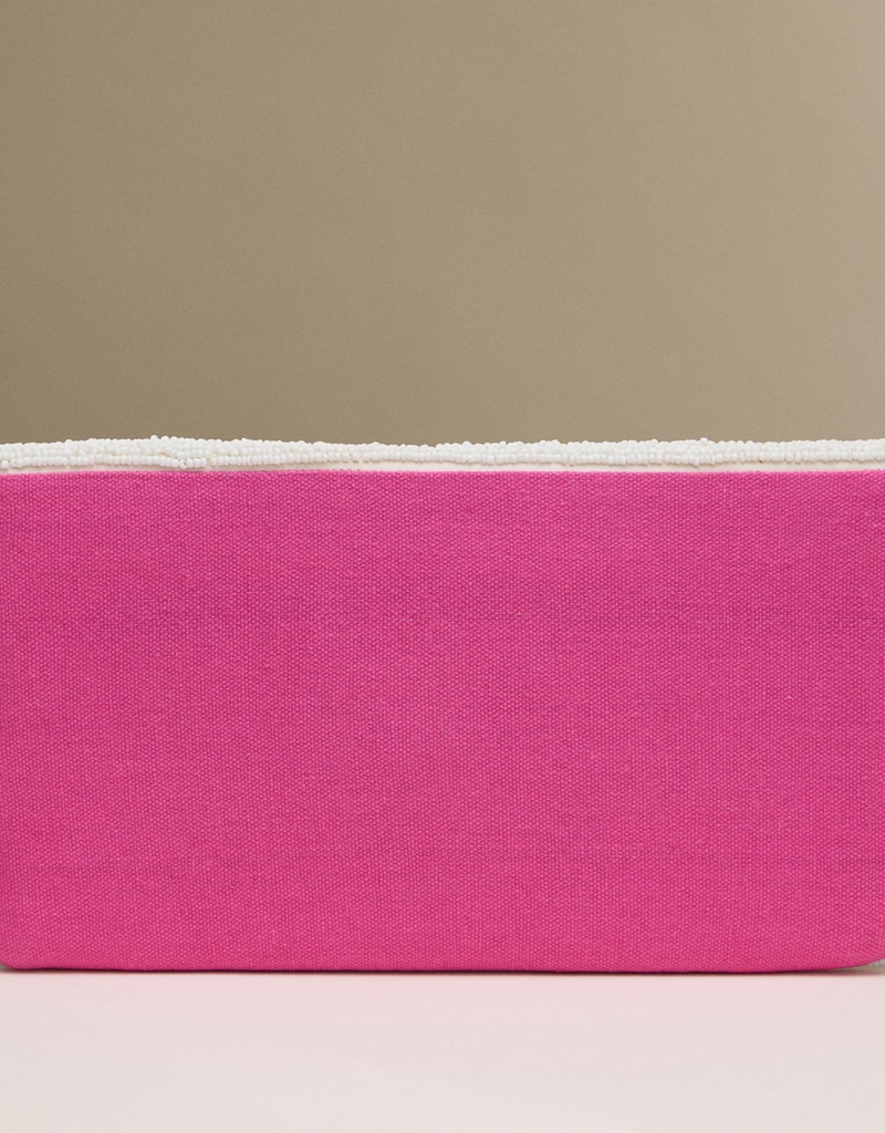 Lilla Haven Vegas Love Beaded Heart Clutch with Chain Strap