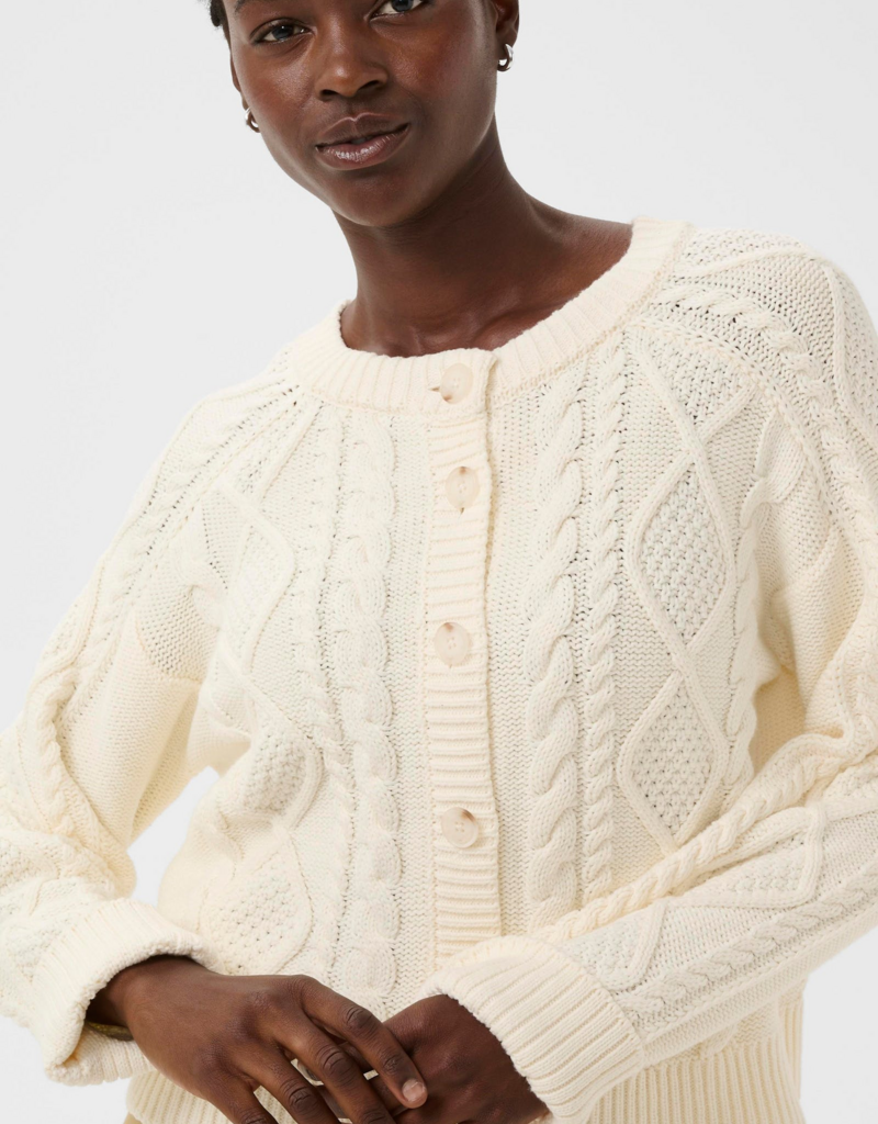 Part Two Zayra Cardigan in Whisper White