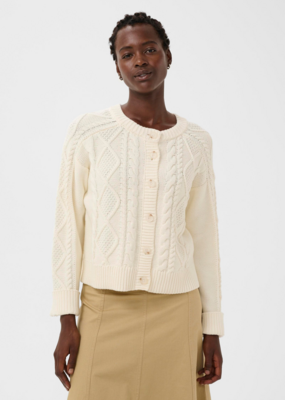 Part Two Zayra Cardigan in Whisper White