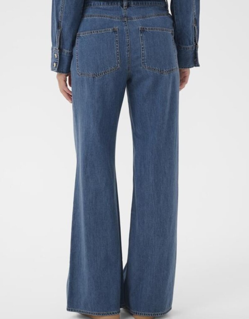 Part Two Safinas Denim Trousers in Medium Blue