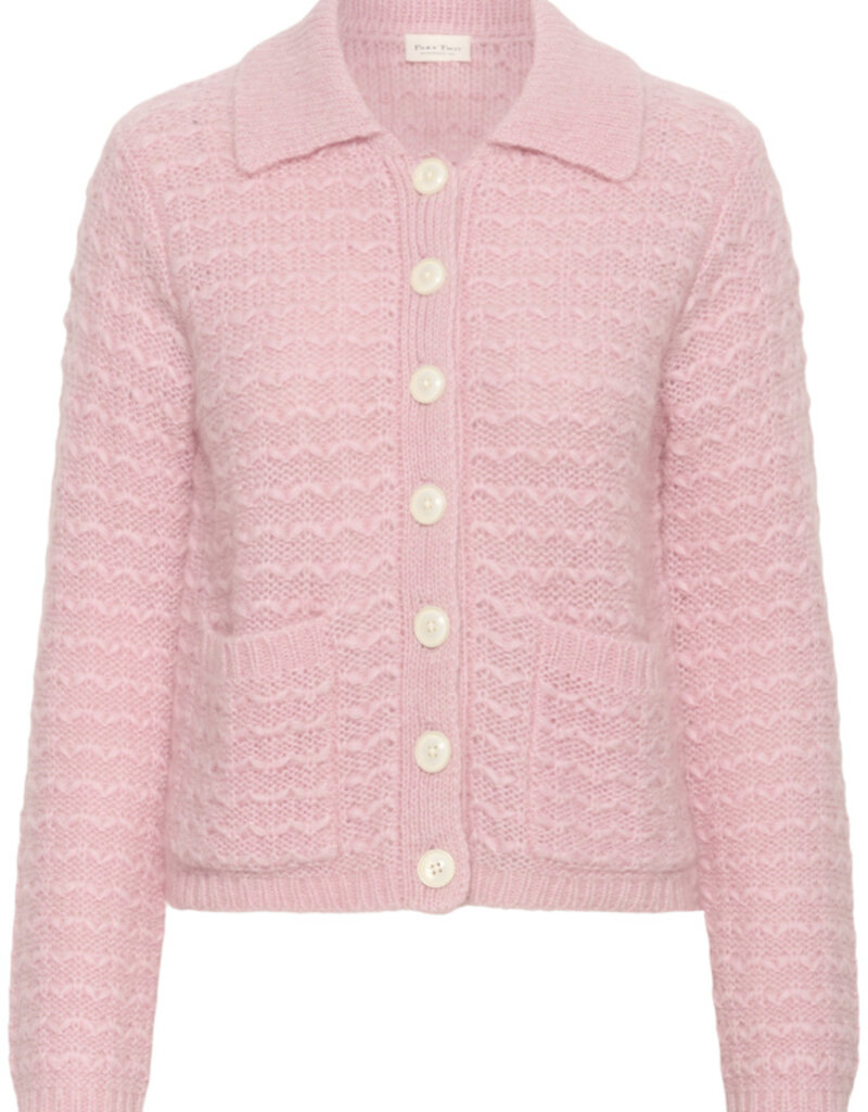 Part Two Zora Cardigan in Orchid Smoke Melange