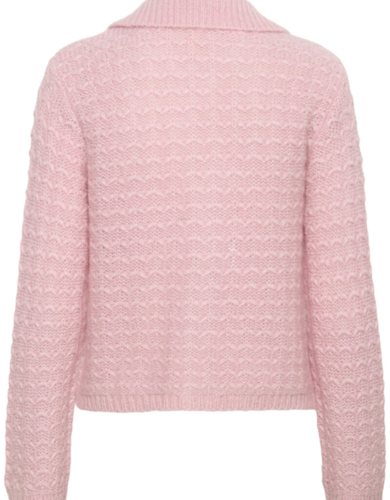 Part Two Zora Cardigan in Orchid Smoke Melange