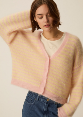 Des Petits Hauts Des Petits Hauts - Alvaro Striped Cardigan