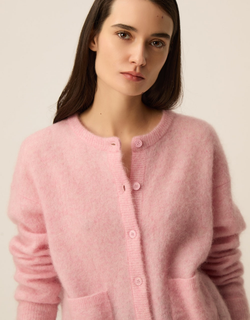 Des Petits Hauts Dobilou Cardigan in Rose (FINAL SALE)