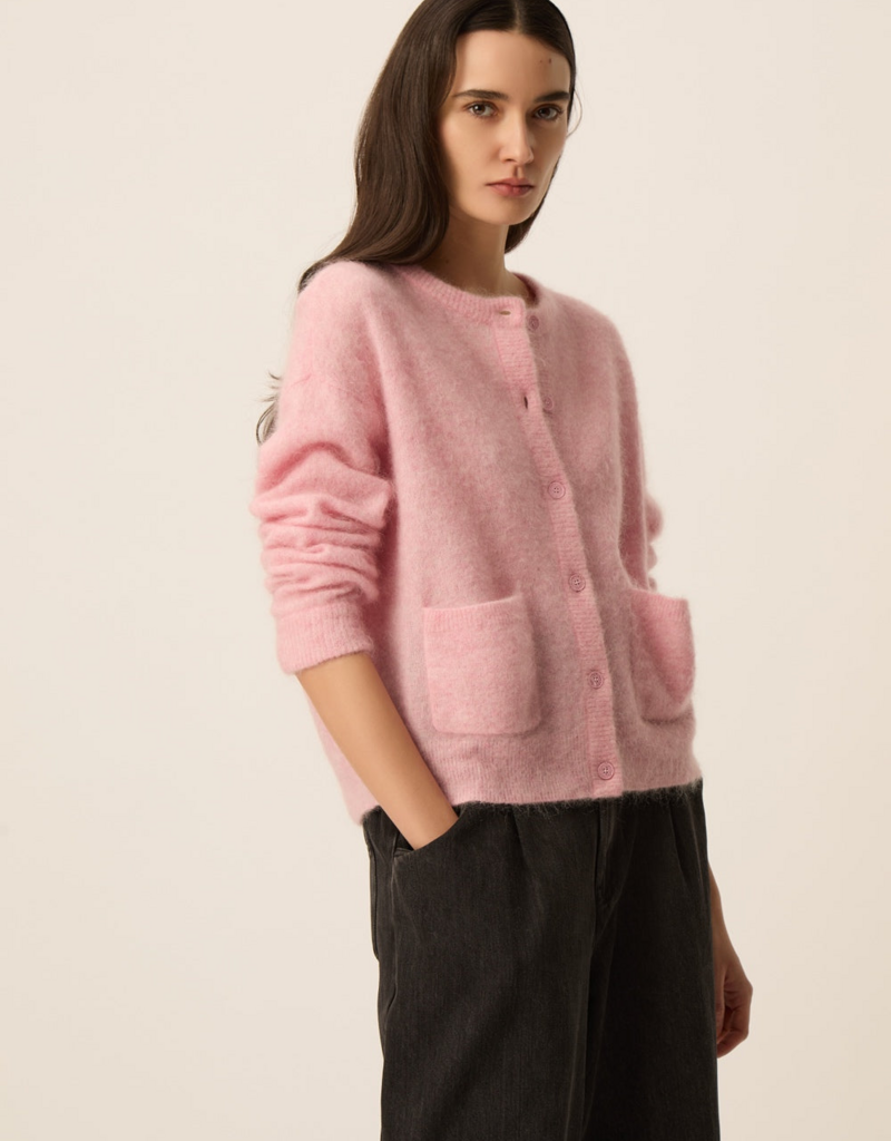 Des Petits Hauts Dobilou Cardigan in Rose (FINAL SALE)