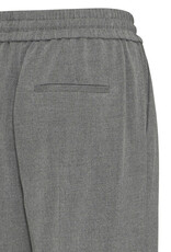 B.Young Encore Tapered Drawstring Trouser in Grey Melange