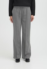 B.Young Encore Tapered Drawstring Trouser in Grey Melange
