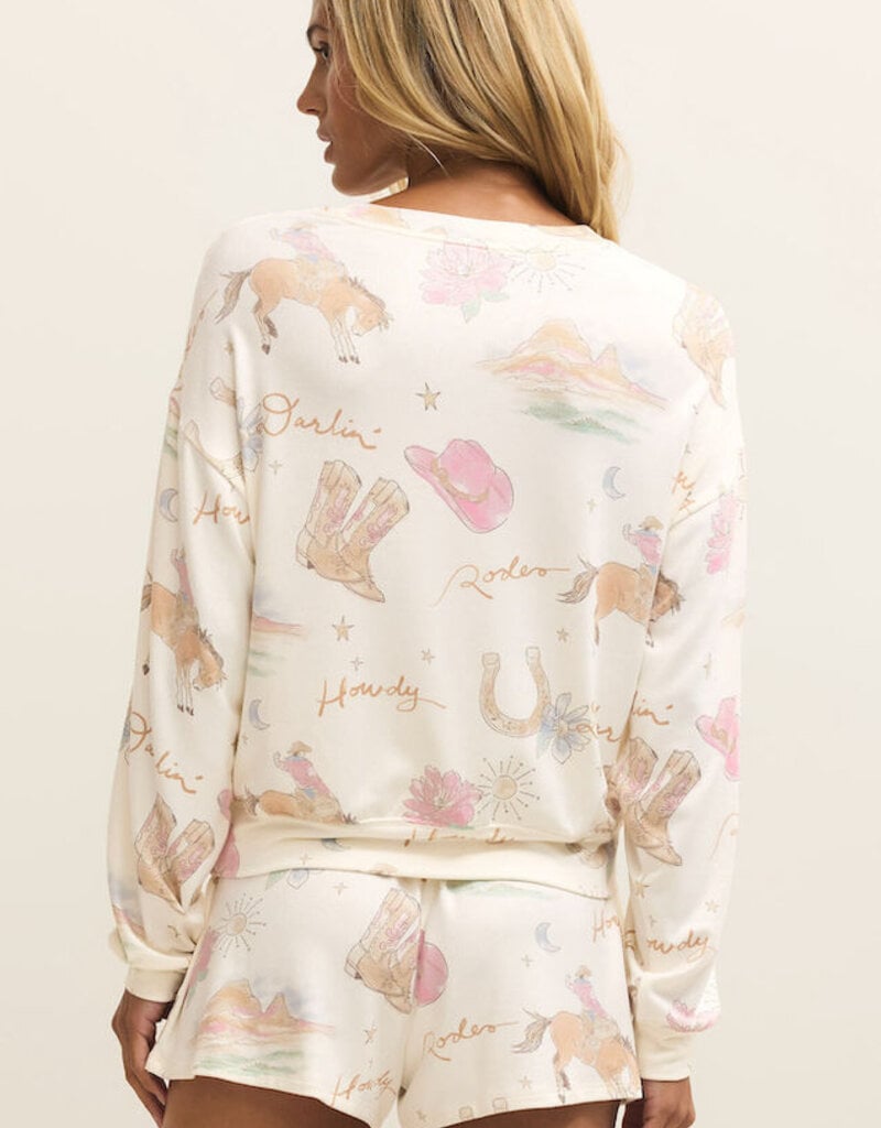 Z-Supply Desert Rose Long Sleeve Top