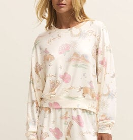 Z-Supply Desert Rose Long Sleeve Top