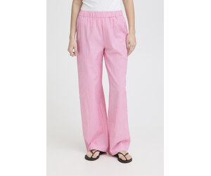 Jilma Gingham Pant in Azalea Pink - Adorn Boutique