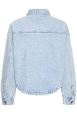 ICHI Bauve Embroidered Denim Jacket
