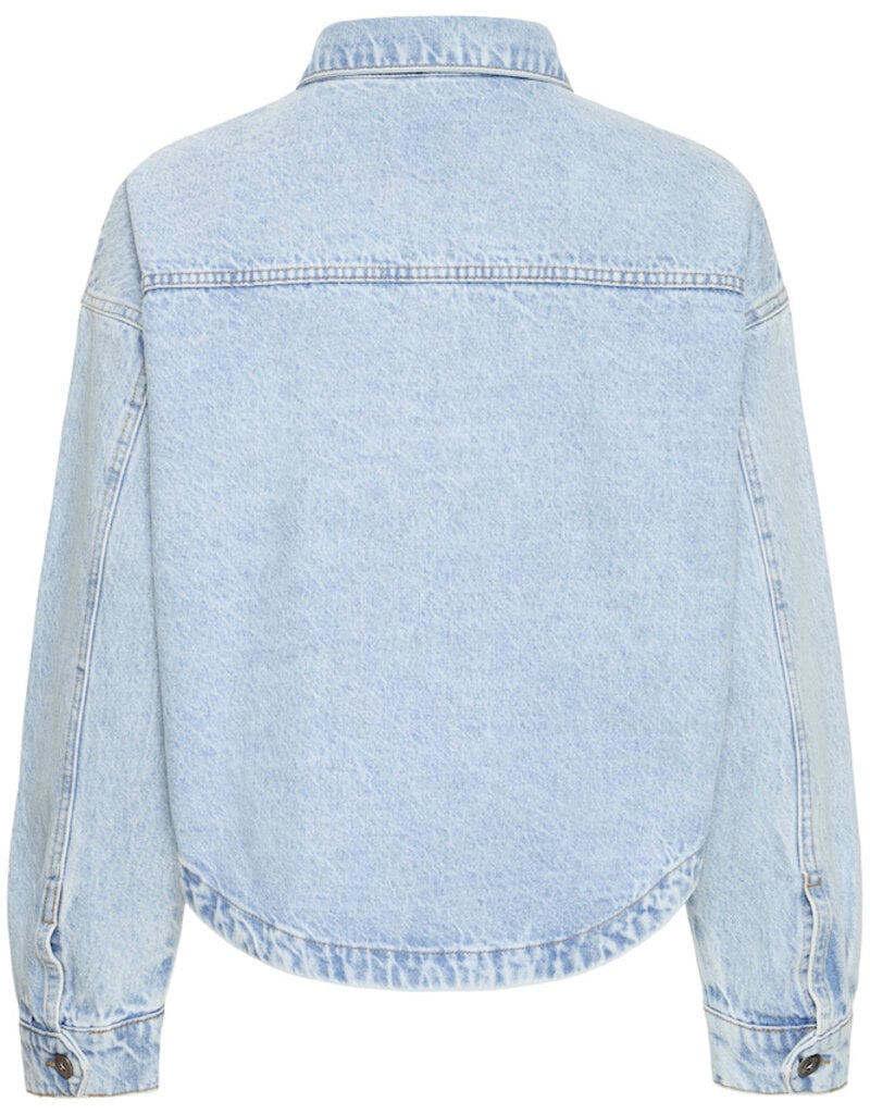 ICHI Bauve Embroidered Denim Jacket
