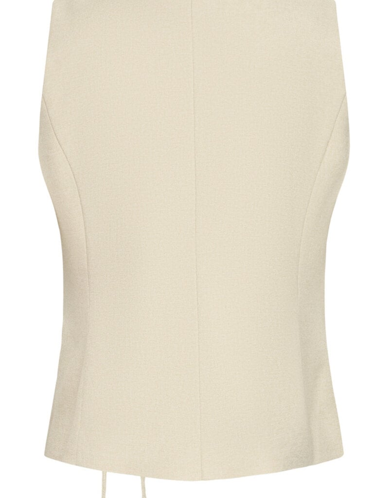 ICHI Givana Tie Waistcoat in Eucalyptus