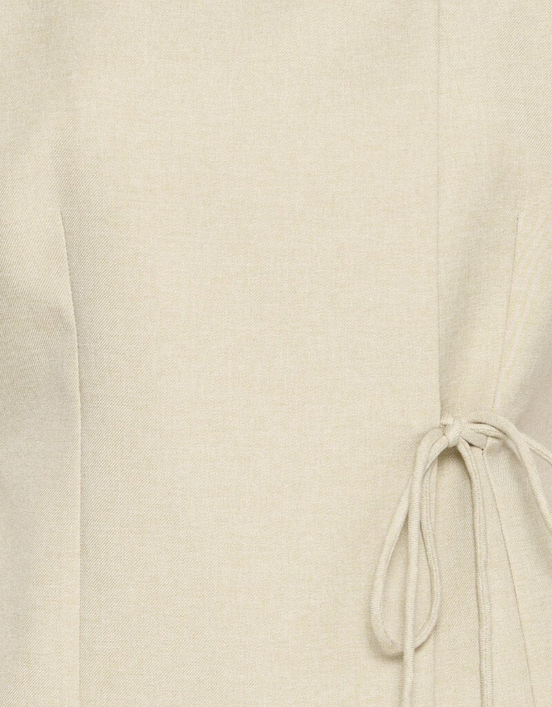 ICHI Givana Tie Waistcoat in Eucalyptus