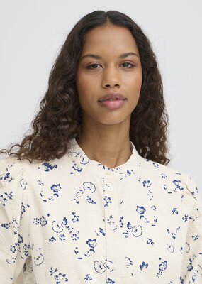 ICHI Qwina Short Sleeve Blouse