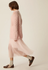 Des Petits Hauts Valerina Pleated Mesh Skirt in Bubblegum Pink
