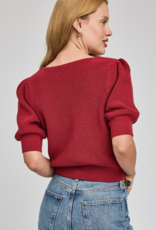 Gentle Fawn Phoebe Knit Pullover in Garnet Red