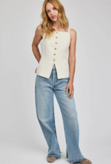 Gentle Fawn Harper Vest in Heather Cream (FINAL SALE)