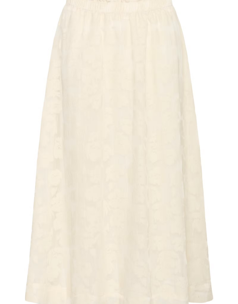 Part Two Zoya Skirt in Whisper White Blurred Floral