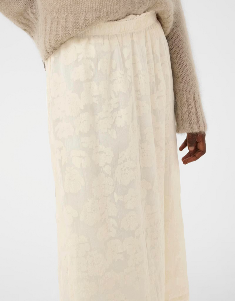 Part Two Zoya Skirt in Whisper White Blurred Floral