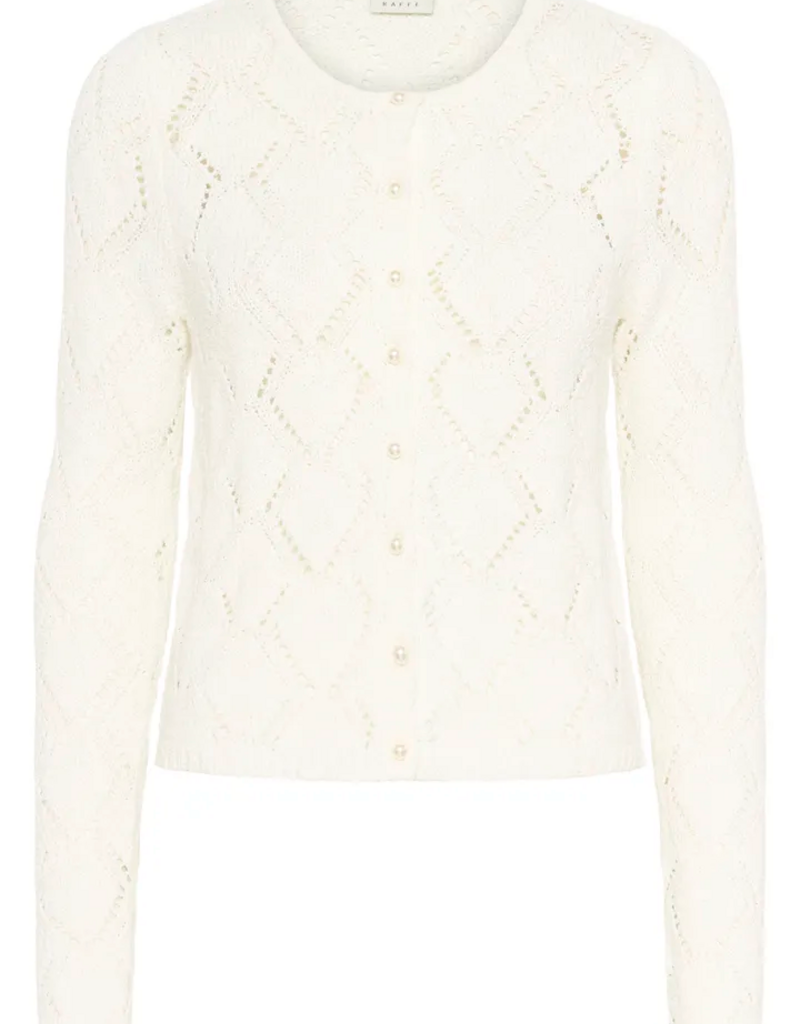 Kaffe Lorinia Cardigan in Chalk