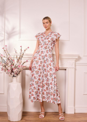 Angel Eye Marbella Midi Wrap Dress