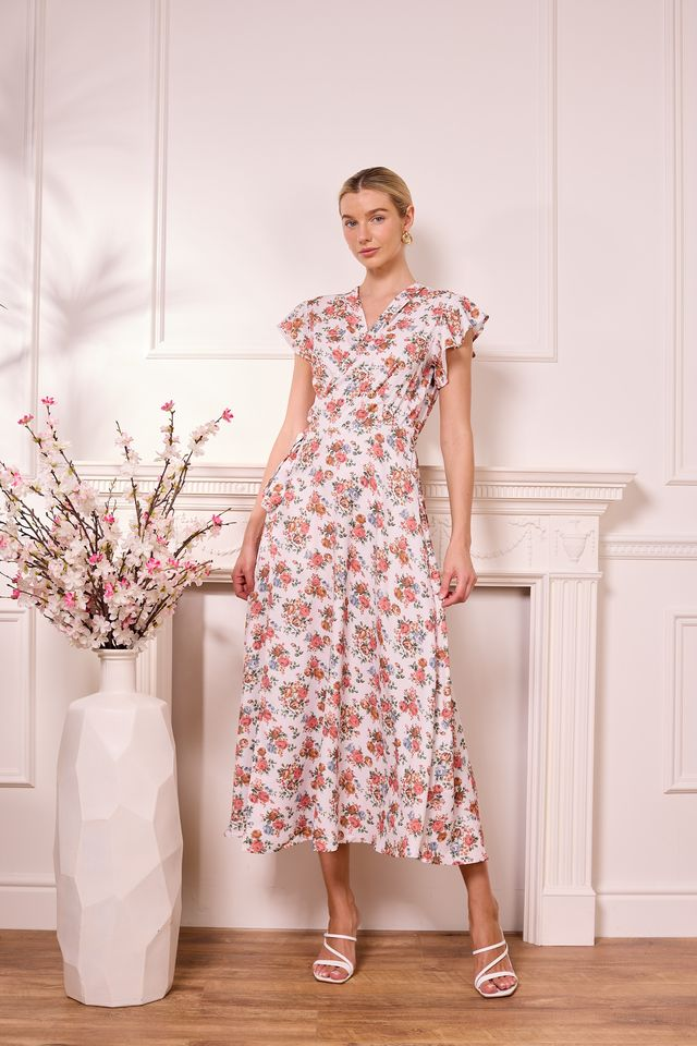 knee length dresses for ladies Wrap Dress main image 1