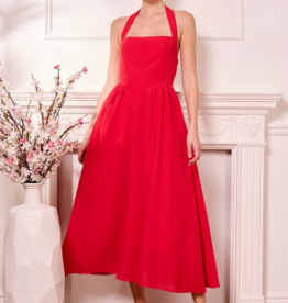 Angel Eye Marseille Halter Midi Dress