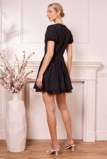 Angel Eye Hannover Mini Lace Dress in Black