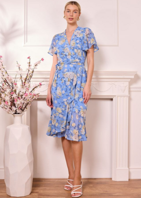 Angel Eye Tunis Wrap-Style Midi Dress *XS & Small Left*