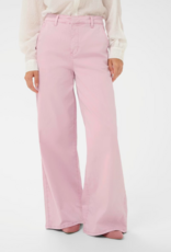 Cream Visti Coloured Denim Pants in Pink Nectar