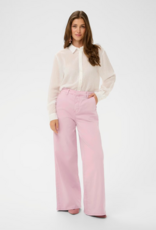 Cream Visti Coloured Denim Pants in Pink Nectar