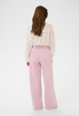 Cream Visti Coloured Denim Pants in Pink Nectar