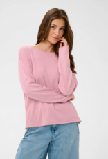 Cream Romane Pullover in Pink Nectar