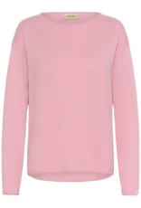 Cream Romane Pullover in Pink Nectar