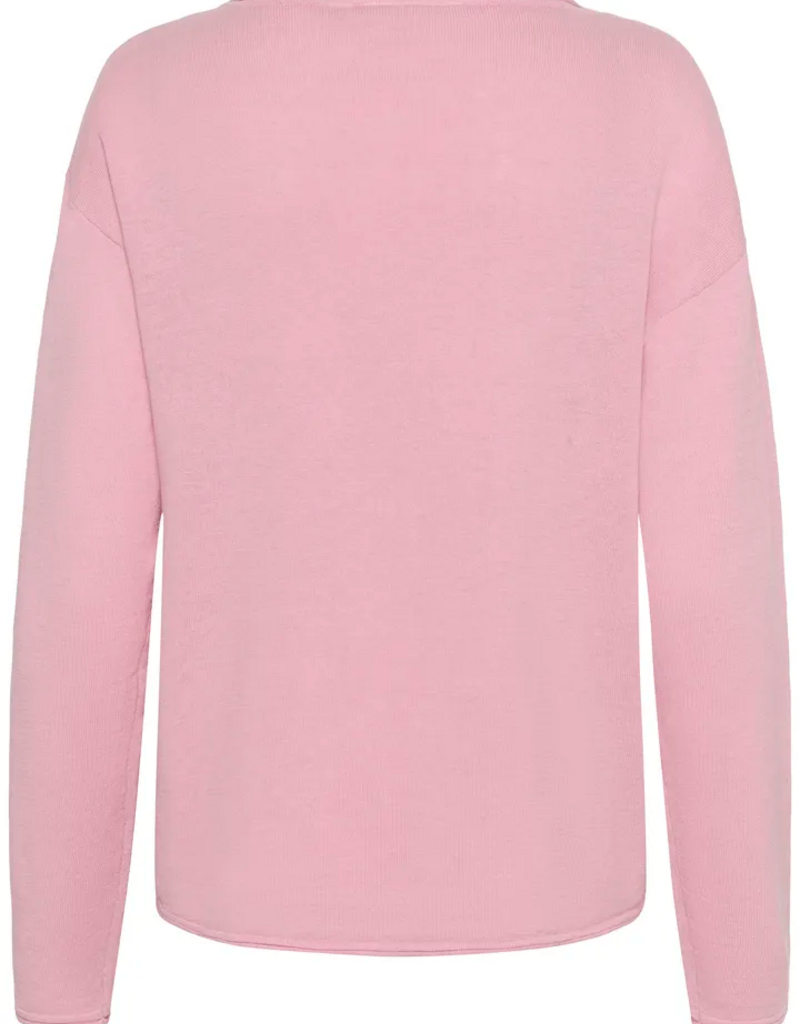 Cream Romane Pullover in Pink Nectar