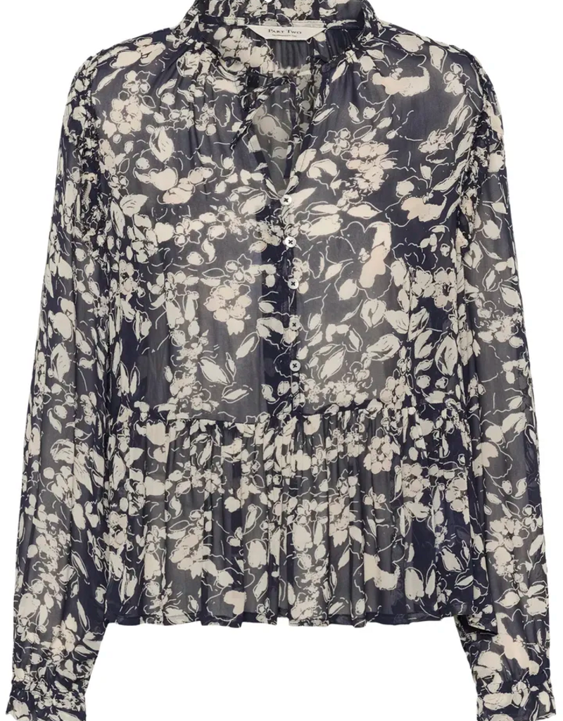 Part Two Alfrida Blouse in After Midnight Floral