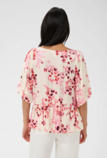 Part Two Azelia Blouse in Pink Shadow Flower Print