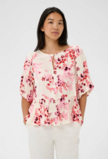 Part Two Azelia Blouse in Pink Shadow Flower Print