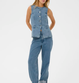 Kaffe Vallis Denim Waistcoat