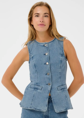 Kaffe Vallis Denim Waistcoat
