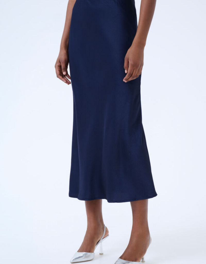 Kaffe Lotte Skirt in Midnight Marine
