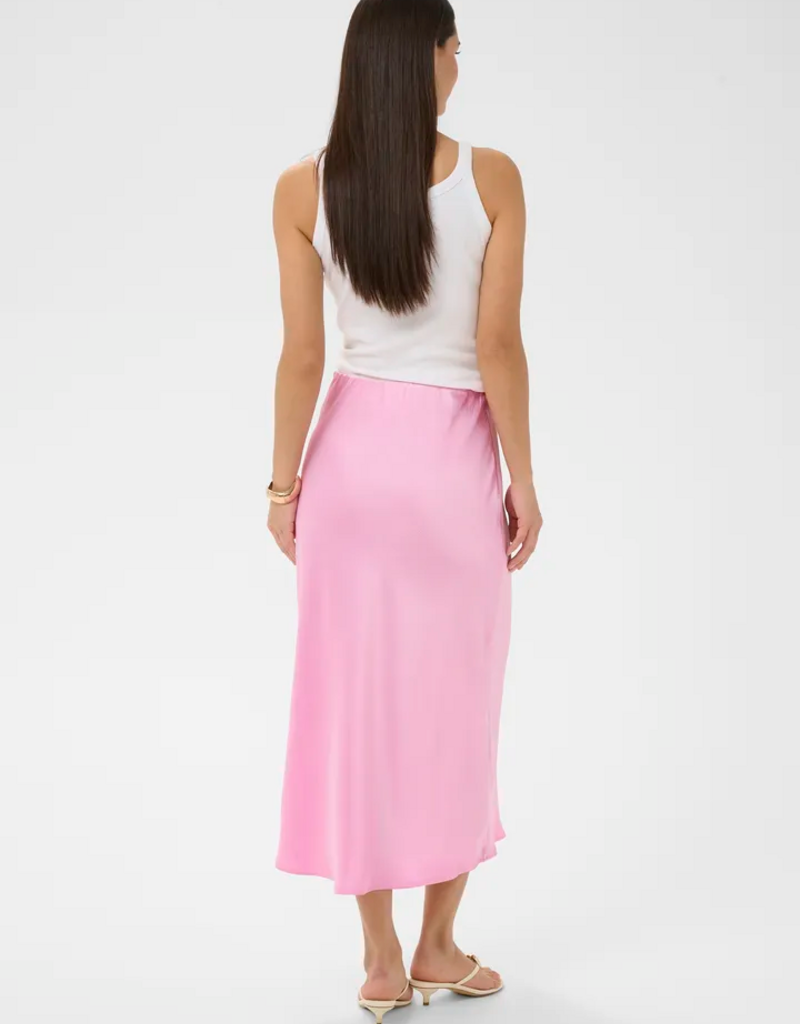 Kaffe Lotte Skirt in Pink Frosting