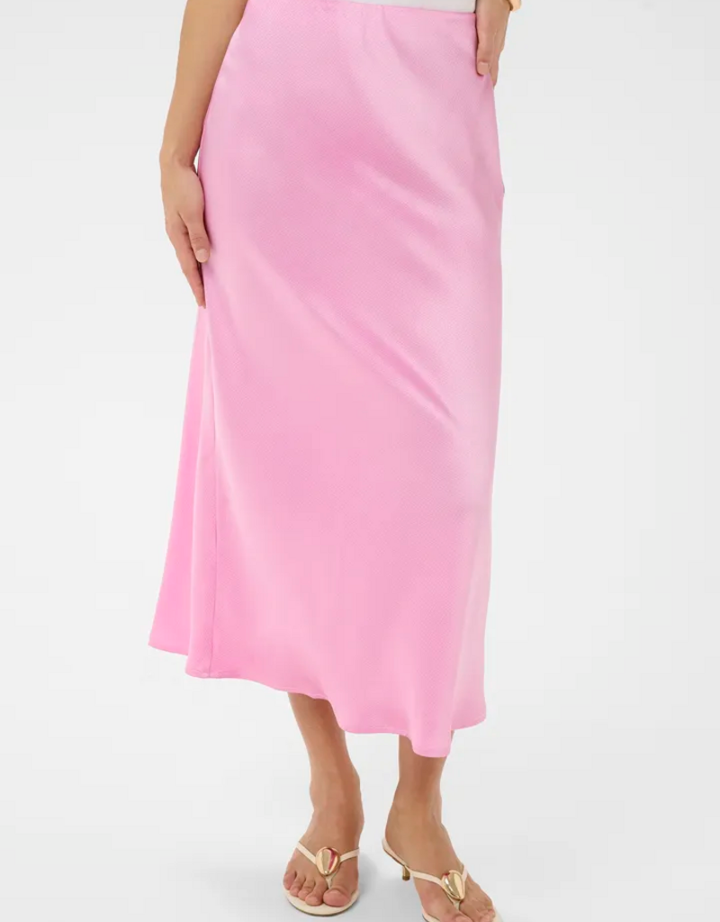 Kaffe Lotte Skirt in Pink Frosting