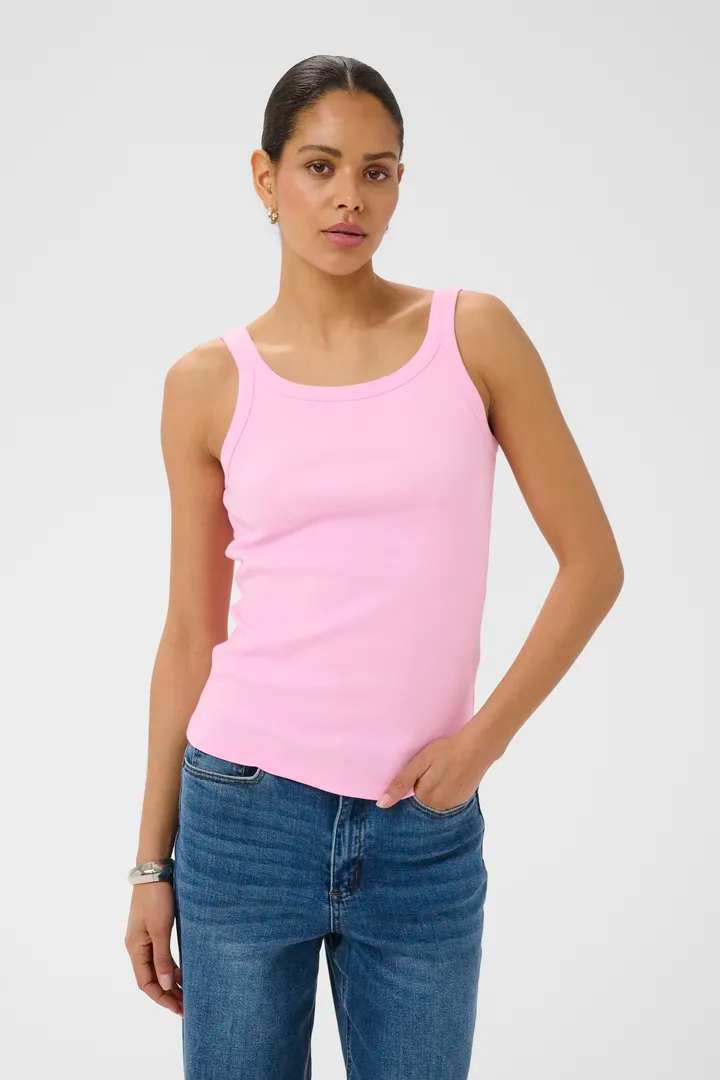 Carna Tank Top in Pink Frosting - Adorn Boutique
