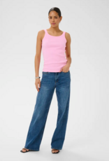 Kaffe Carna Tank Top in Pink Frosting