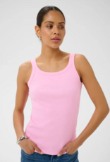 Kaffe Carna Tank Top in Pink Frosting