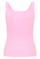 Kaffe Carna Tank Top in Pink Frosting