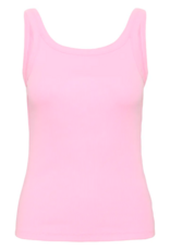 Kaffe Carna Tank Top in Pink Frosting